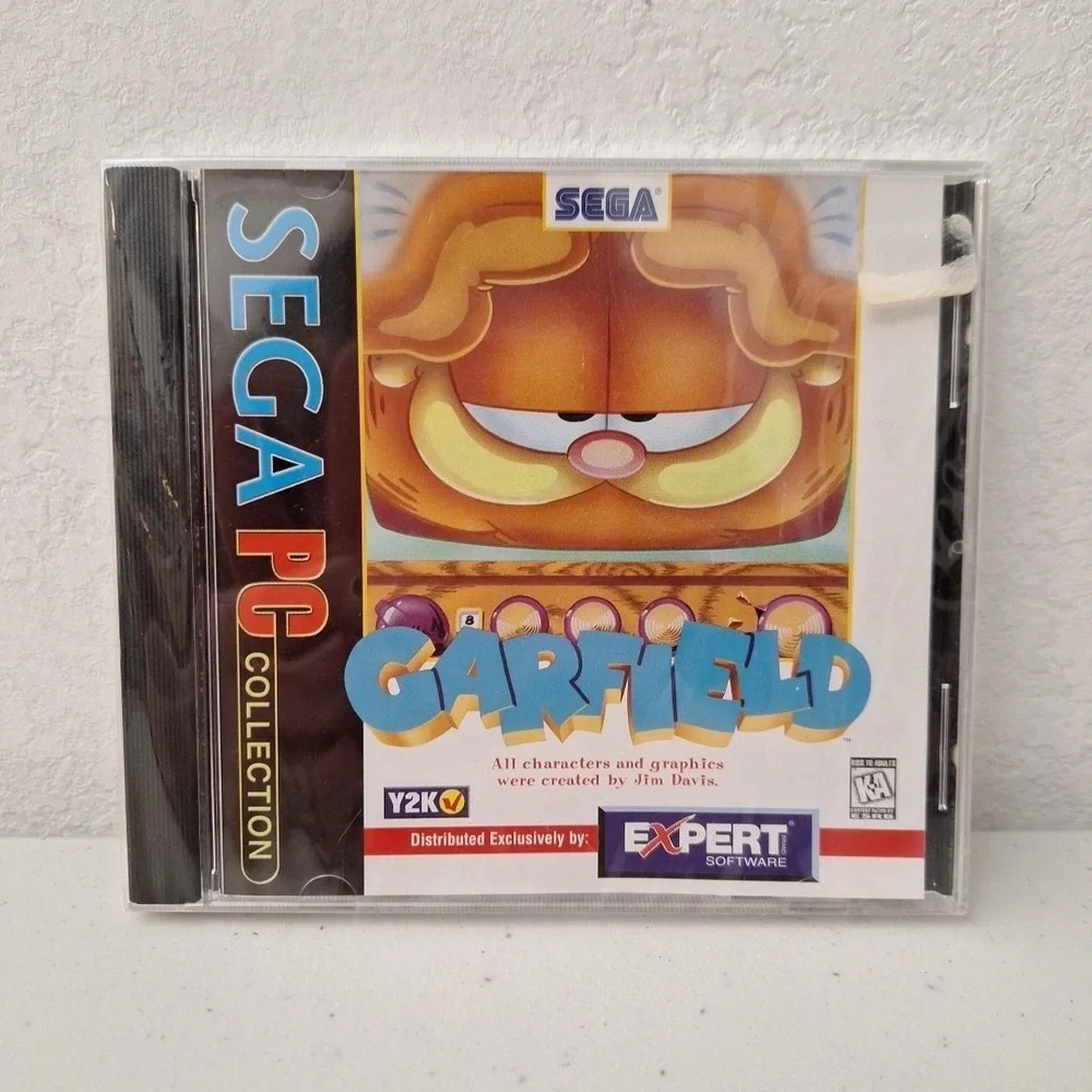 RARE Vintage NEW Garfield In TV Land Sega Entertainment CD-ROM PC SEALED